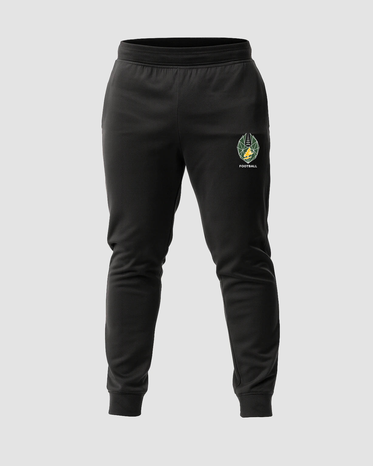 DC Everest Middle School Football — example store - Black Jogger - Left Leg
