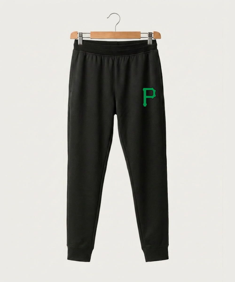 Pipestone Area High School Football (Boys) - Black Jogger - Left Leg