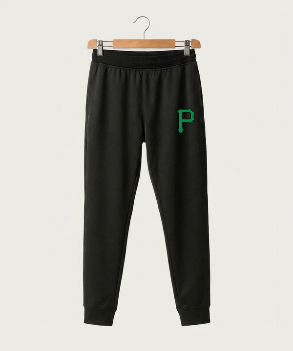 Pipestone Area High School Football (Boys) - Black Jogger - Left Leg