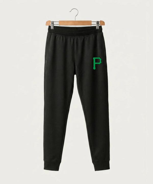 Pipestone Area High School Football (Boys) - Black Jogger - Left Leg