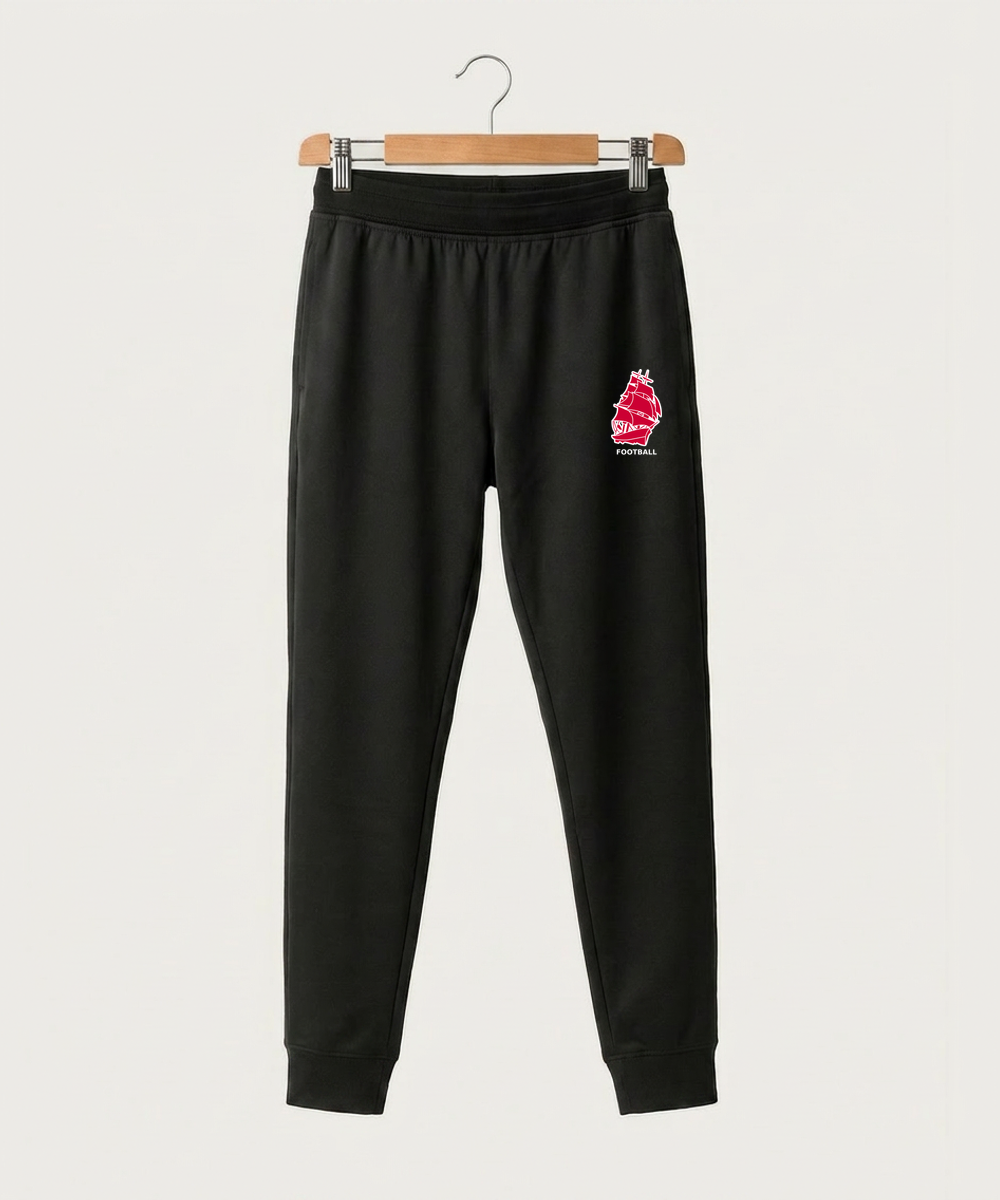 Amboy Football general - Black Jogger - Left Leg