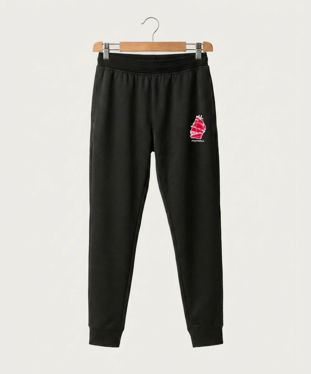 Amboy Football general - Black Jogger - Left Leg