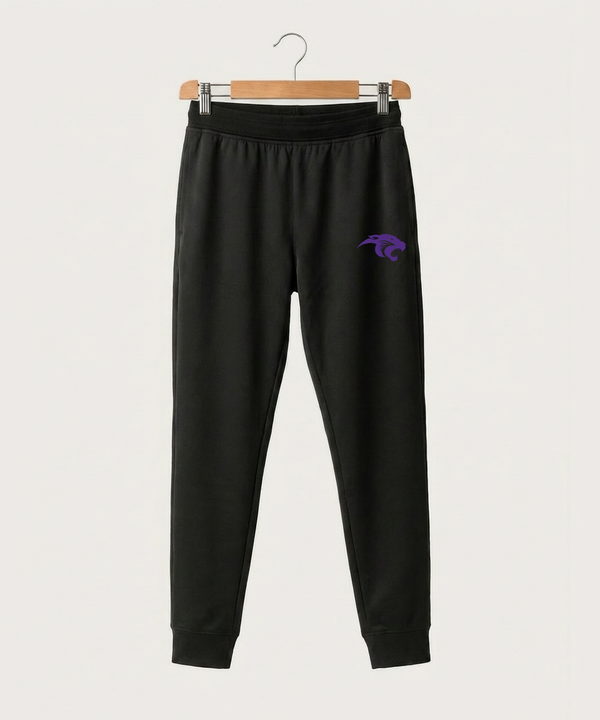 Glencoe Silver Lake High School Athletics - Black Jogger - Left Leg