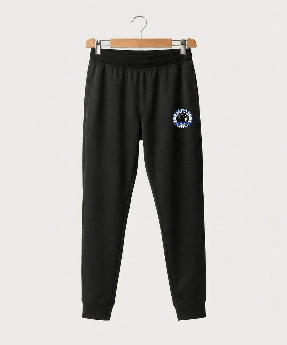 Hershey High School Volleyball Team Store - Black Jogger - Left Leg