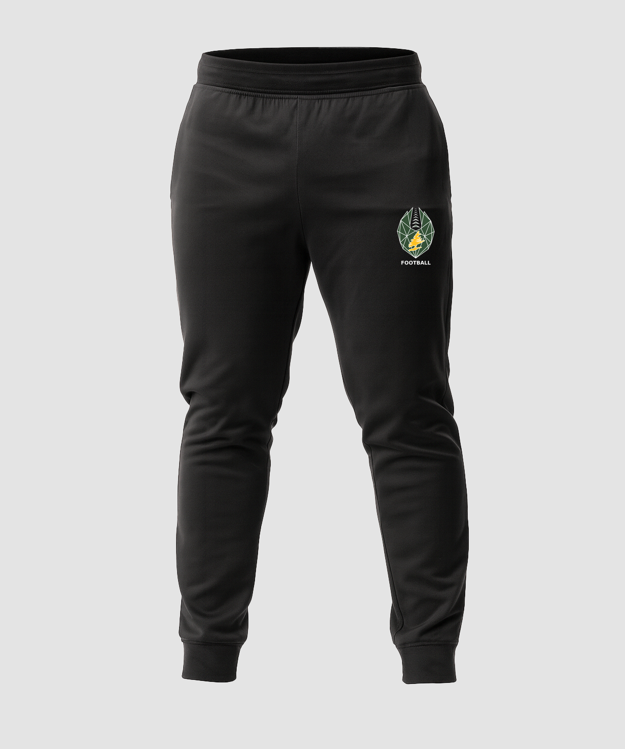 DC Everest Middle School Football — example store - Black Jogger - Left Leg