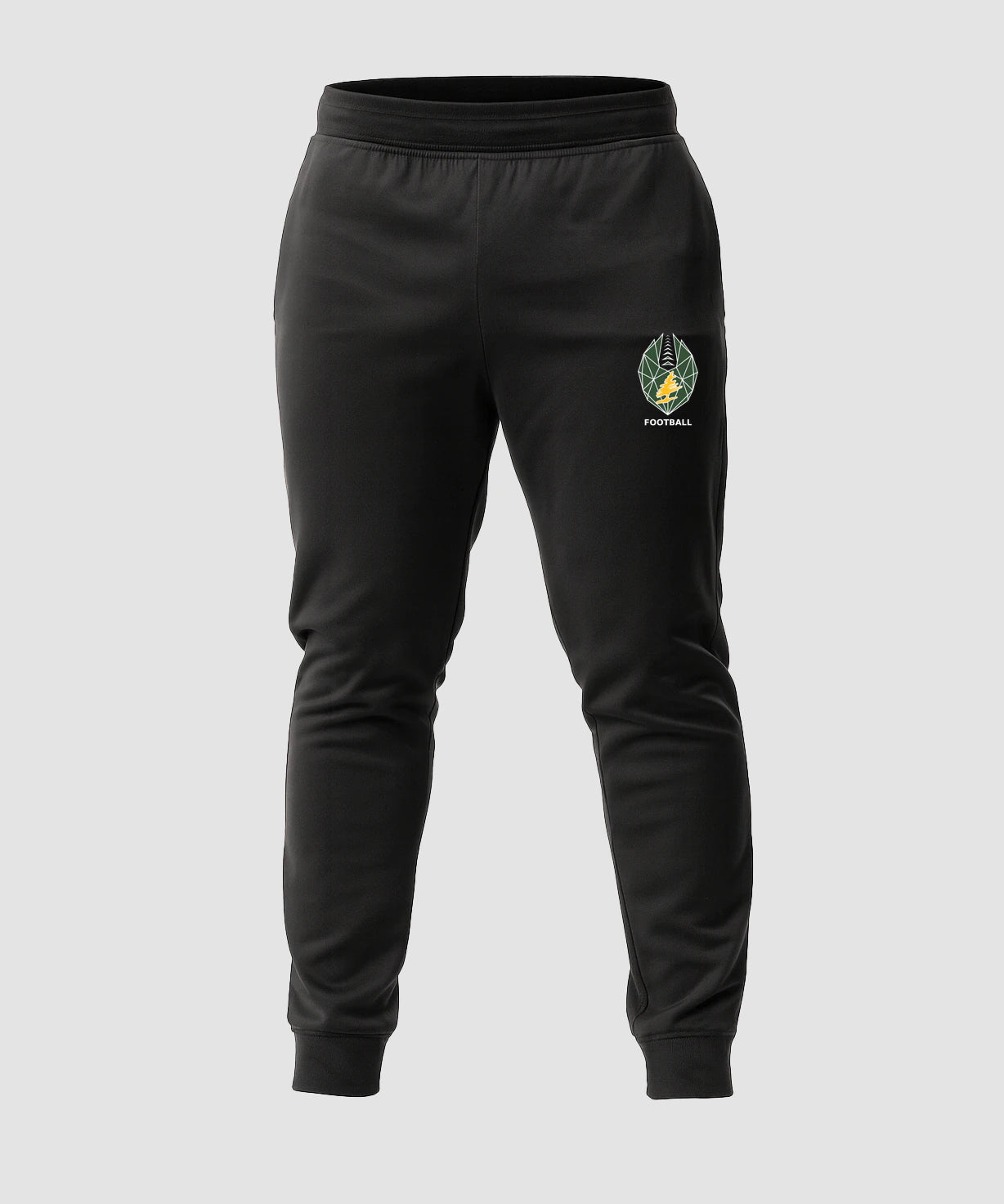 DC Everest Middle School Football — example store - Black Jogger - Left Leg