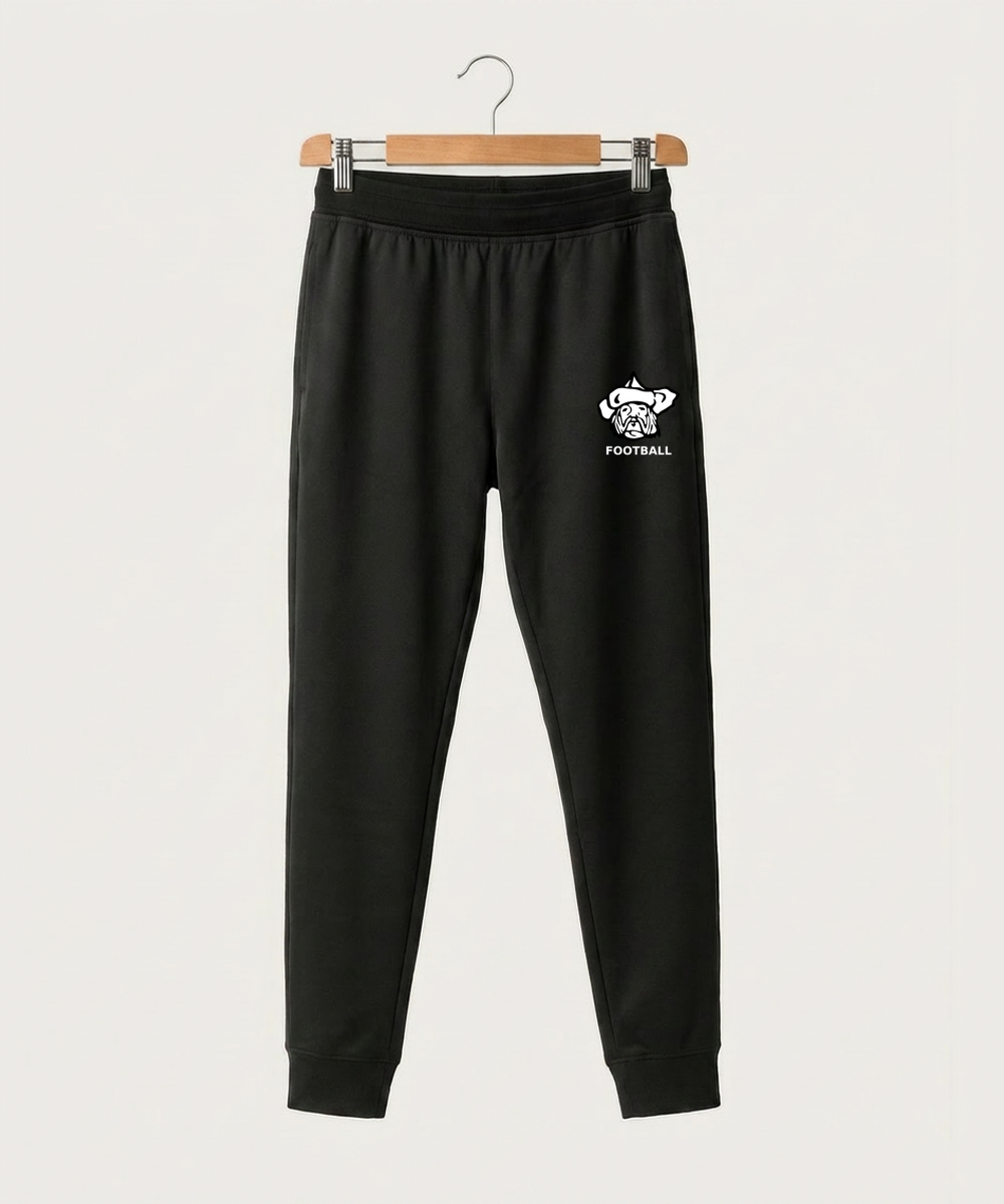 Polo HS Football general - Black Jogger - Left Leg