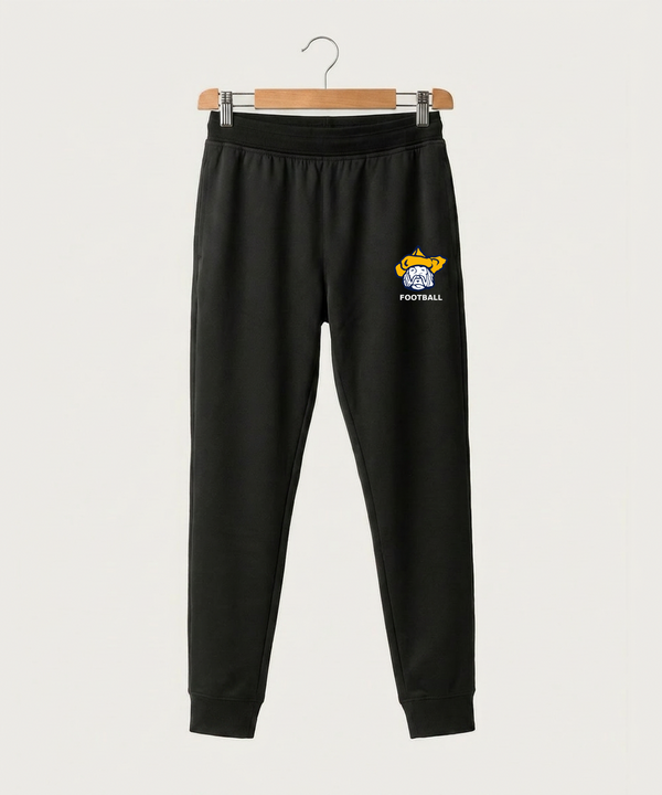 Polo HS Football general - Black Jogger - Left Leg
