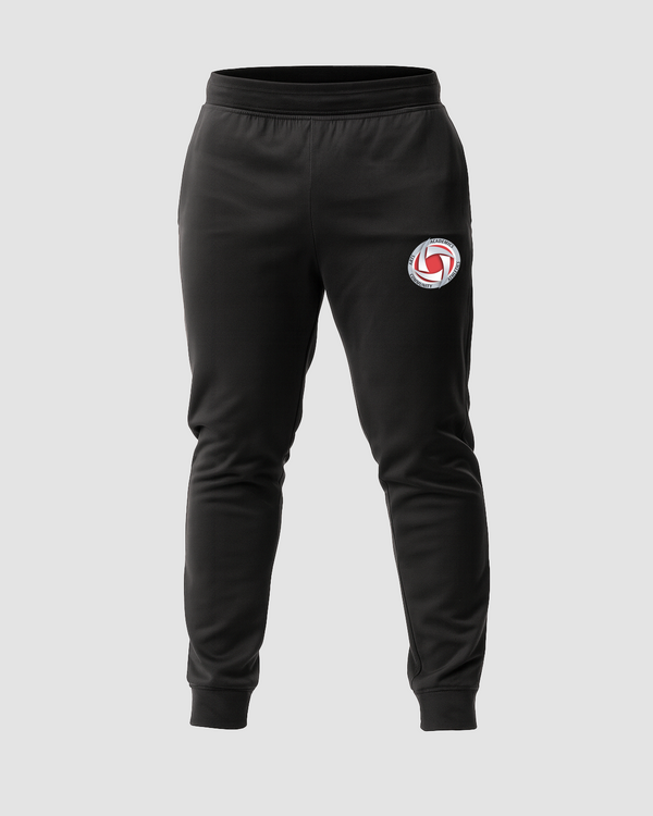 Houston Volleyball - Black Jogger - Left Leg