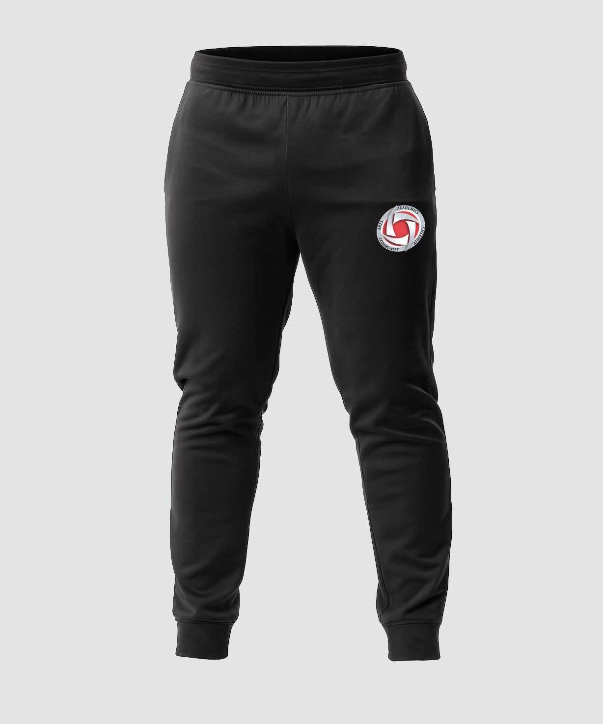Houston Volleyball - Black Jogger - Left Leg