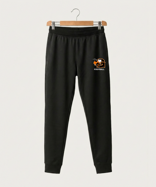 Giltner High School Football - Black Jogger - Left Leg