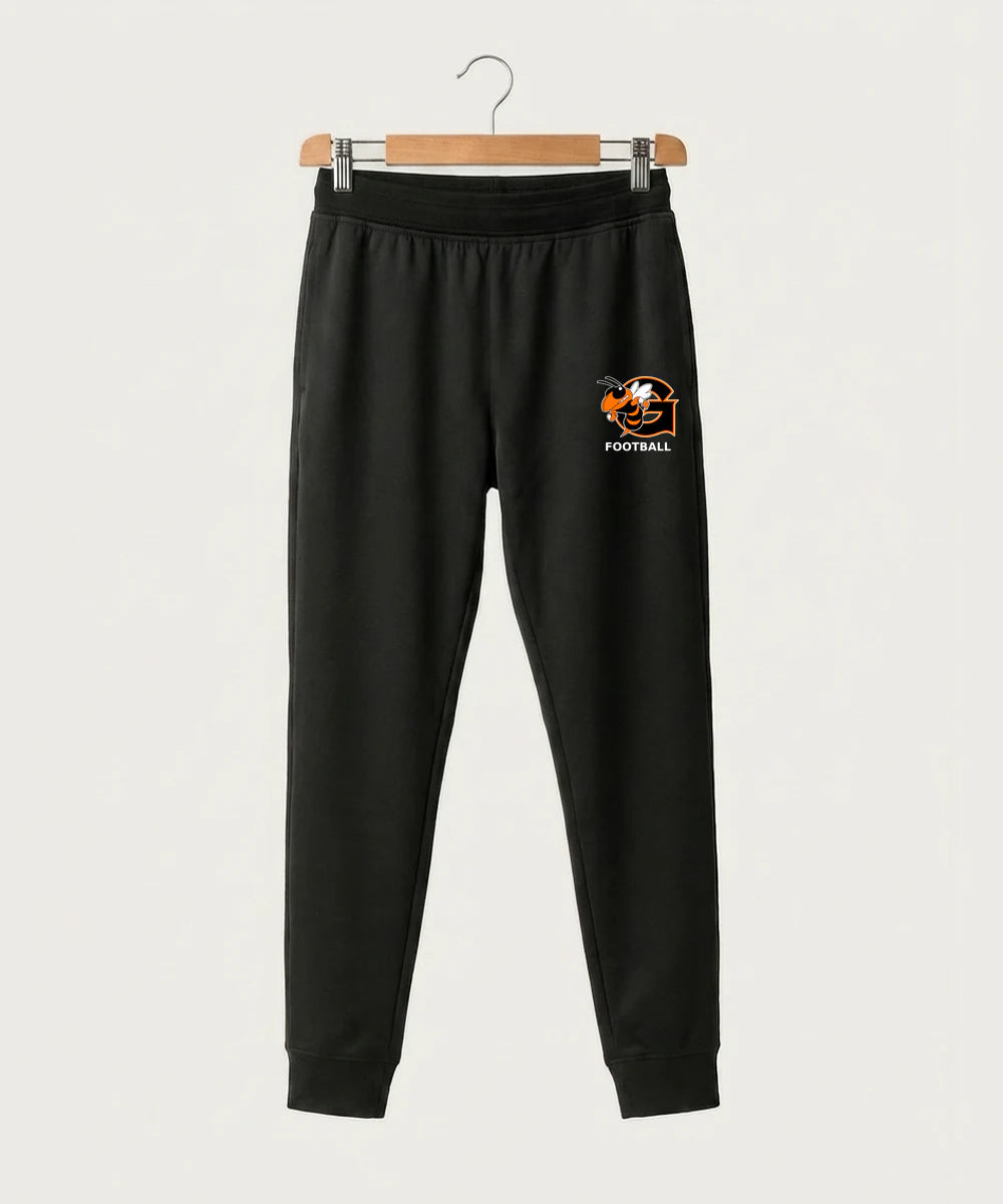 Giltner High School Football - Black Jogger - Left Leg