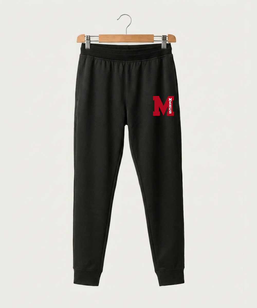 Mcgregor High School Football (Boys) - Black Jogger - Left Leg