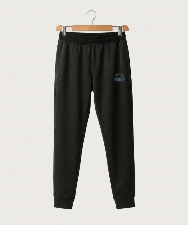 Long Prairie Grey Eagle High School Volleyball (Girls) - Black Jogger - Left Leg