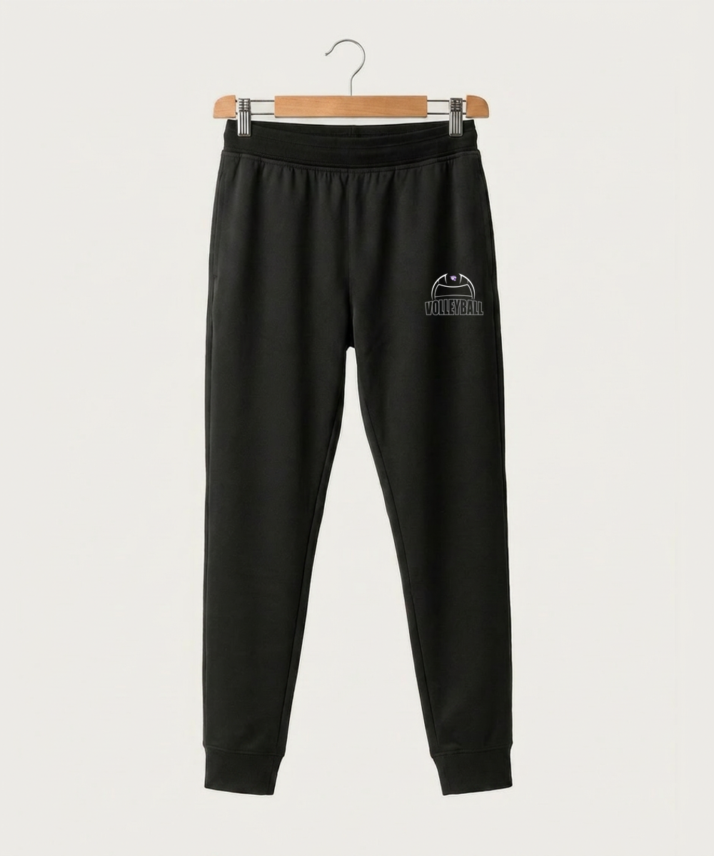 Goodhue High School Volleyball (Girls) - Black Jogger - Left Leg