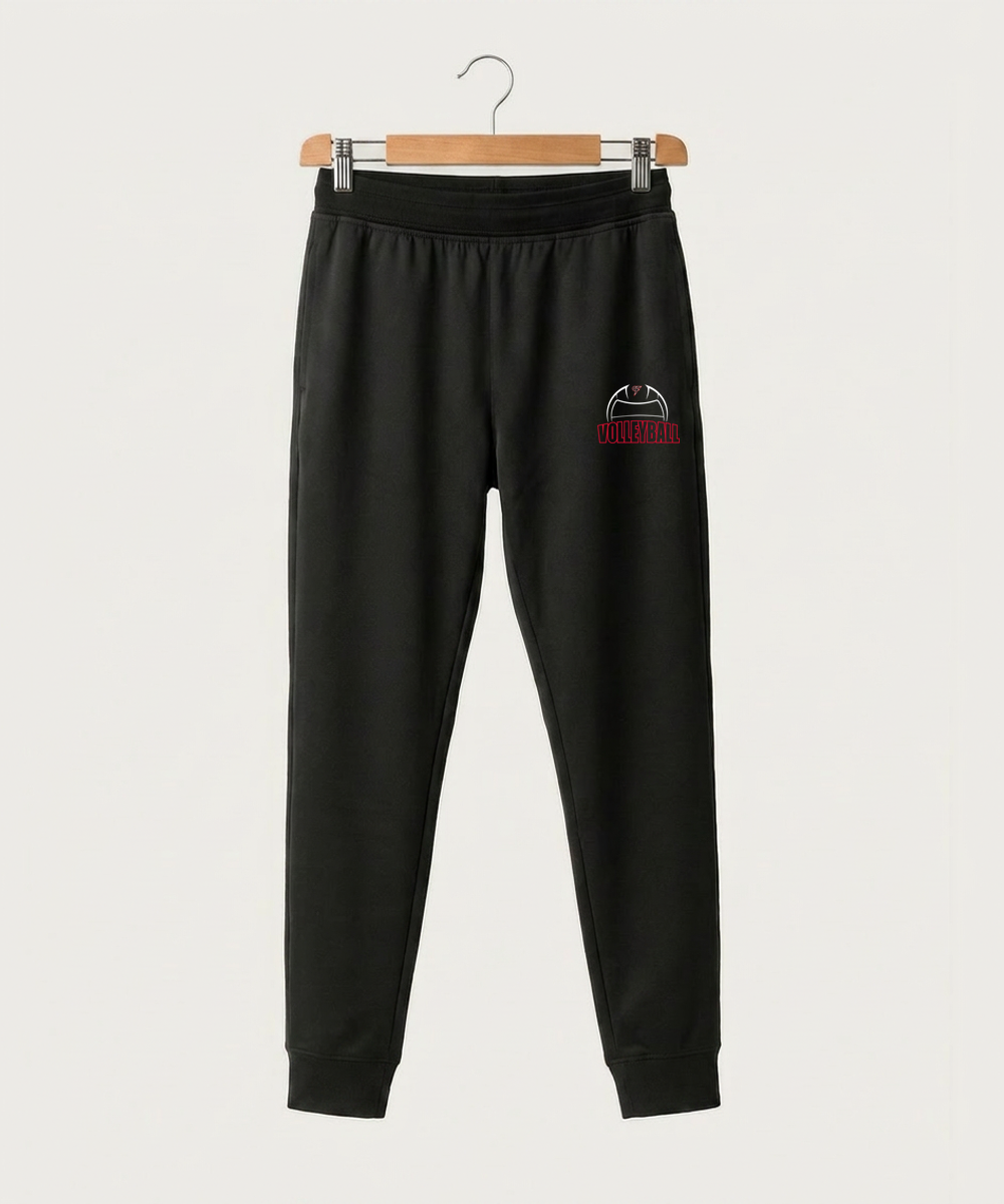 Cannon Falls High School Volleyball (Girls) - Black Jogger - Left Leg