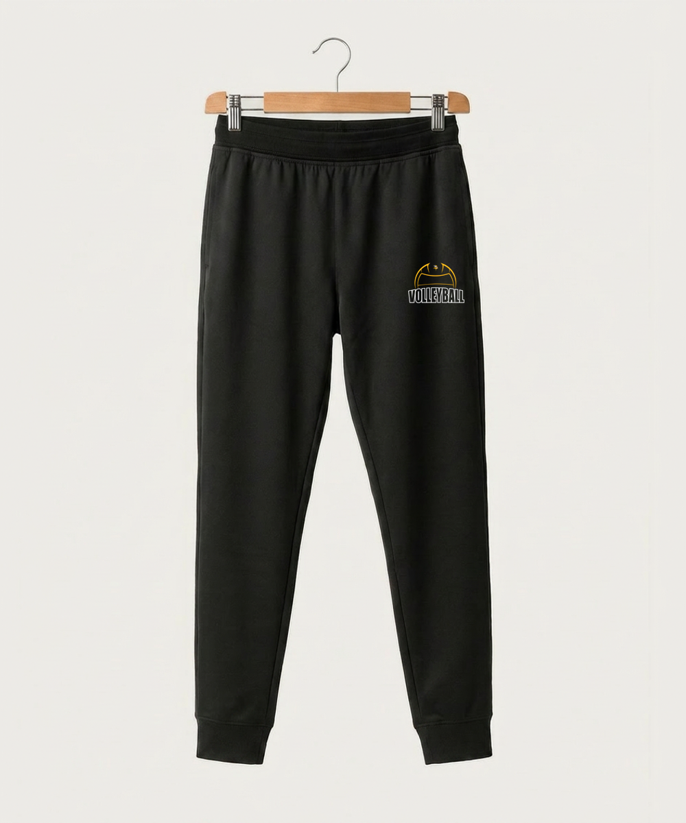 Hayfield High School Volleyball (Girls) - Black Jogger - Left Leg