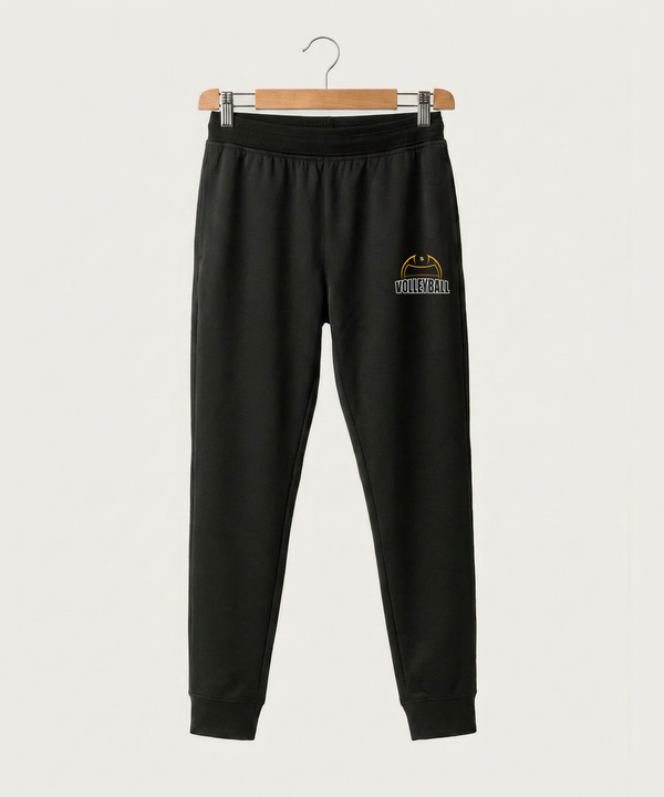 Hayfield High School Volleyball (Girls) - Black Jogger - Left Leg
