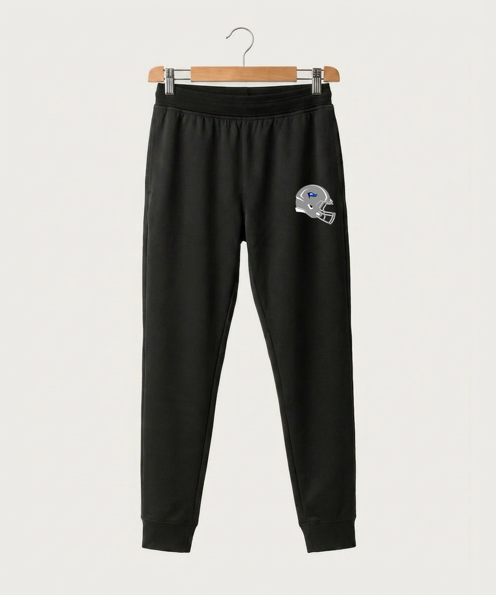 Red Lake County Central Football (Boys) - Black Jogger - Left Leg