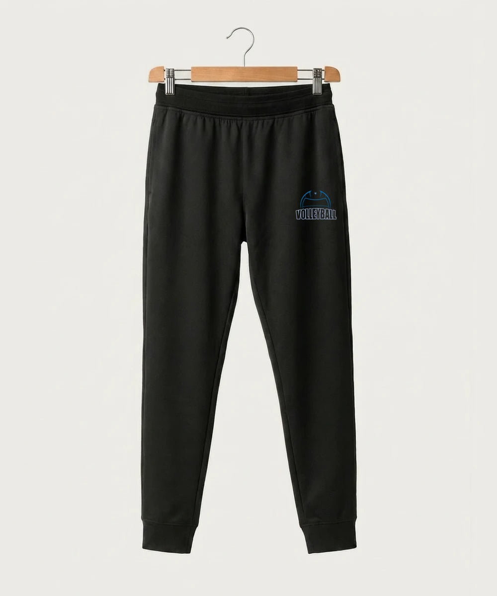 Eastview High School Volleyball (Girls) - Black Jogger - Left Leg