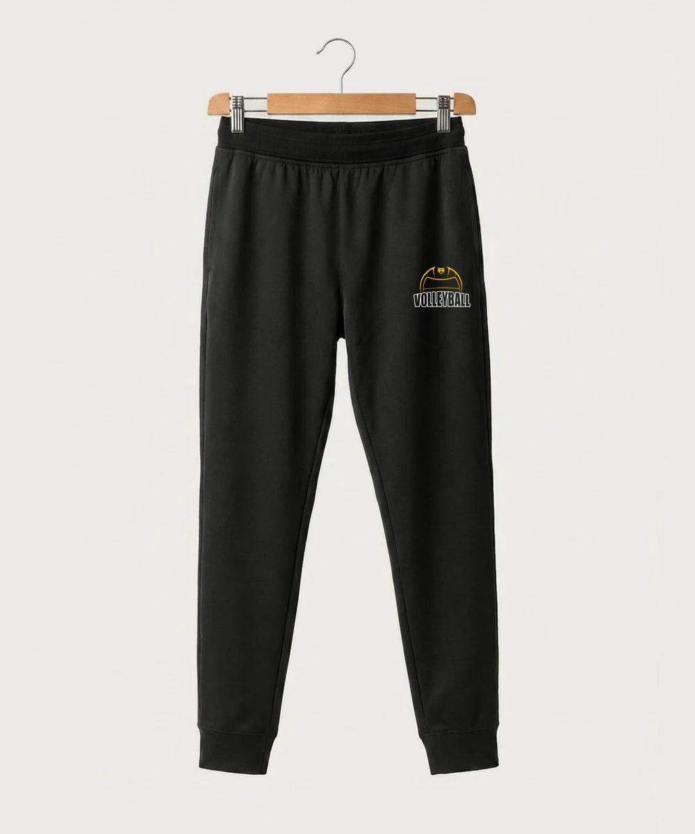 Byron High School Volleyball (Girls) - Black Jogger - Left Leg