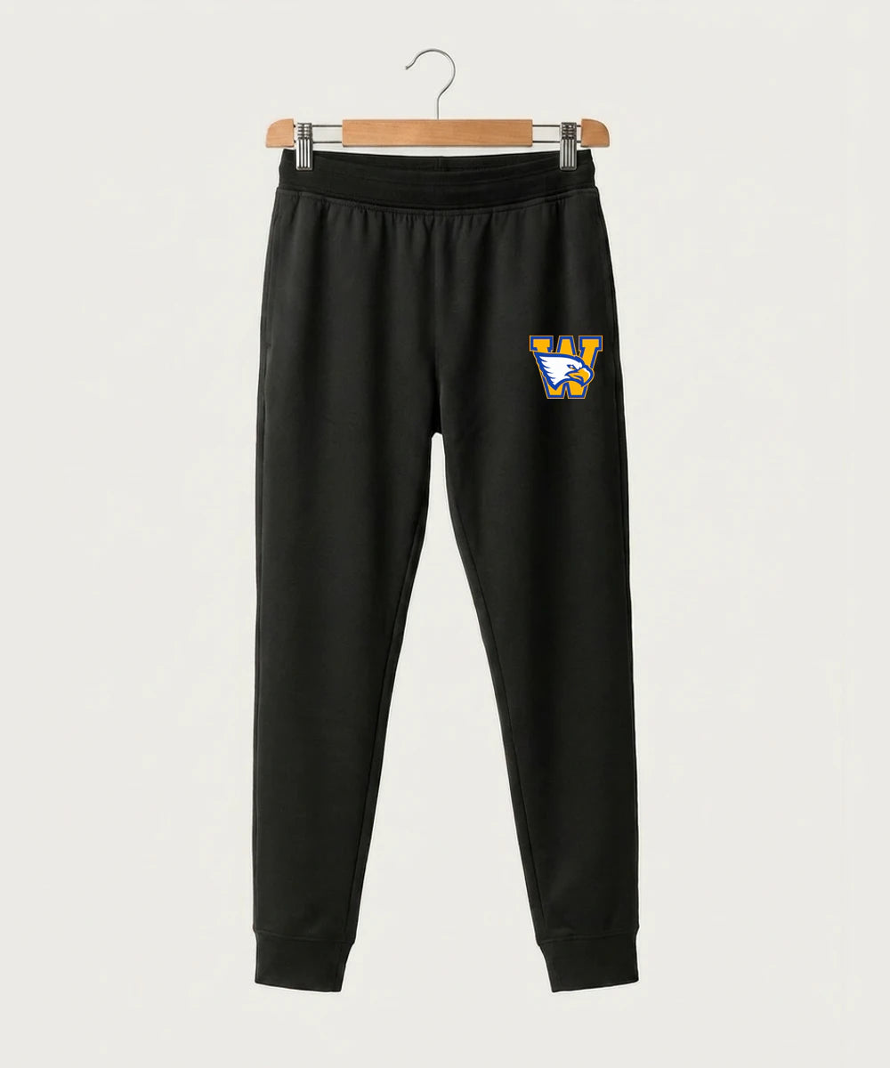 Windom Area High School Volleyball (Girls) - Black Jogger - Left Leg