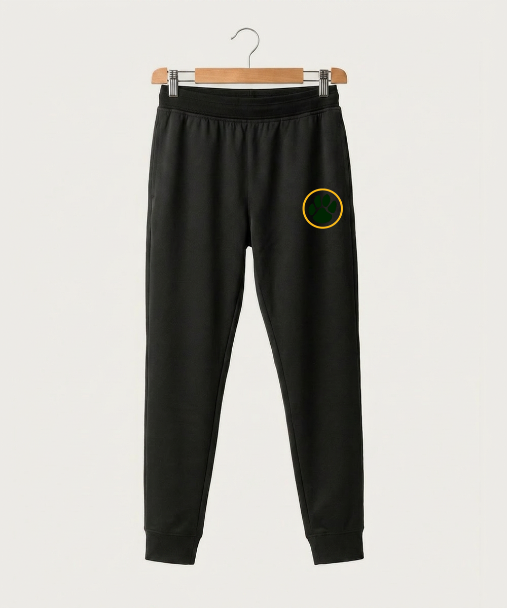 Ashwaubenon High School Football Team Store - Black Jogger - Left Leg