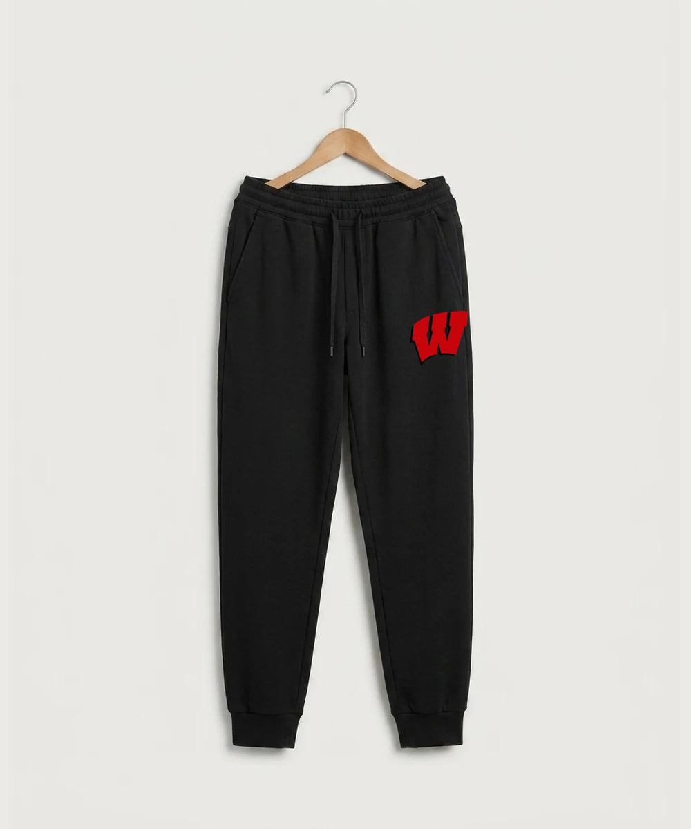 Wisconsin Hanger Test - Black Jogger - Left Leg (front)