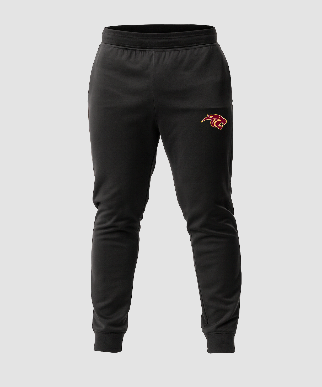 Pine Island Football - Black Jogger - Left Leg