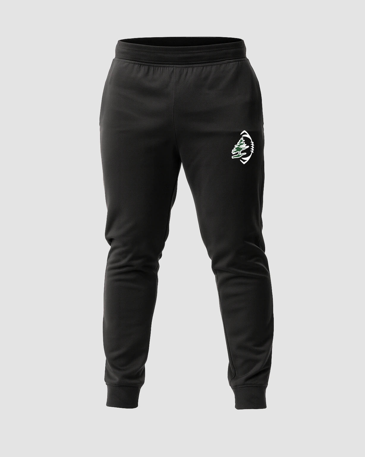 DC Everest Middle School Football — example store - Black Jogger - Left Leg