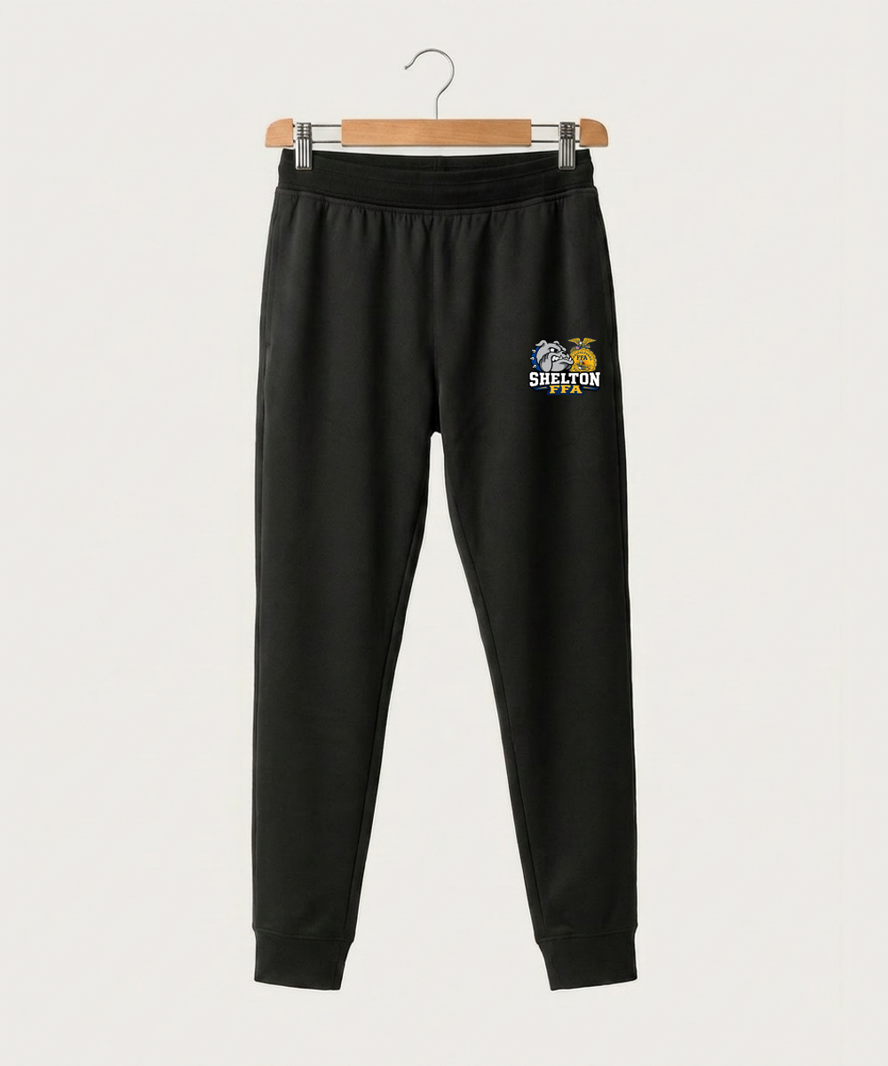 Shelton High School FFA general - Black Jogger - Left Leg