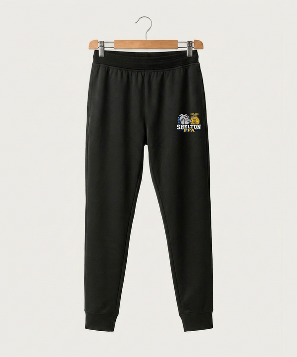 Shelton High School FFA general - Black Jogger - Left Leg