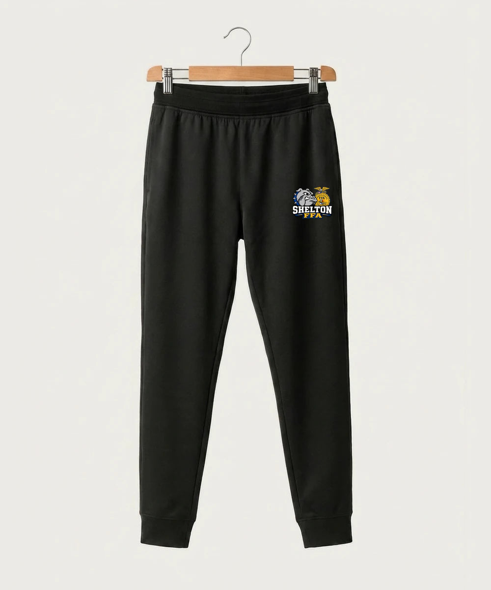 Shelton High School FFA general - Black Jogger - Left Leg