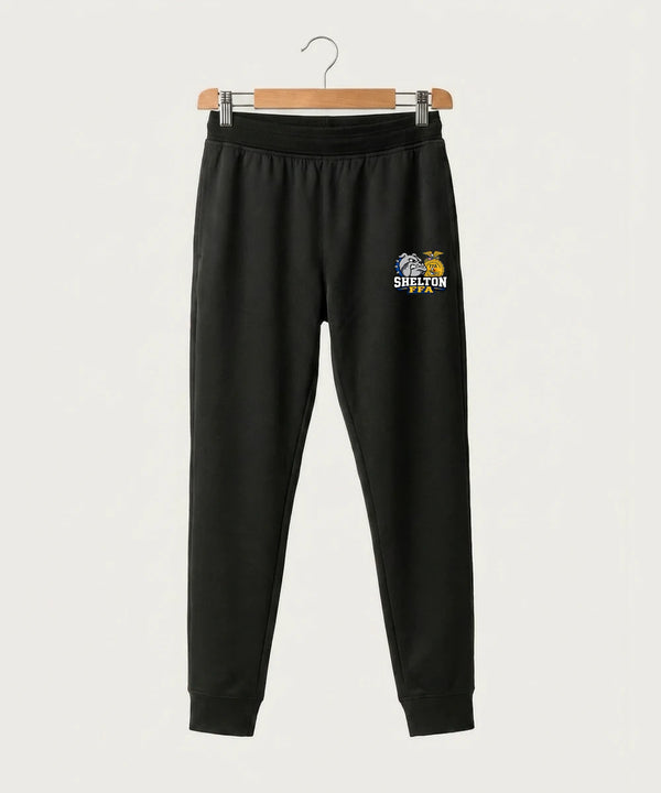 Shelton High School FFA general - Black Jogger - Left Leg