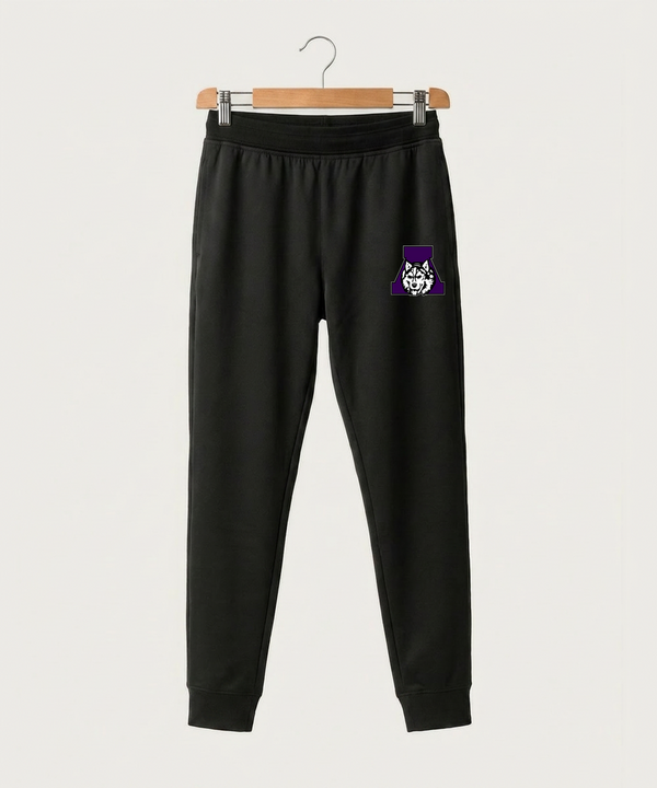 Albany High School Athletics - Black Jogger - Left Leg