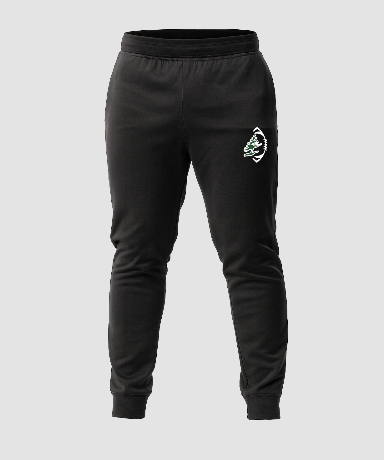 DC Everest Middle School Football — example store - Black Jogger - Left Leg