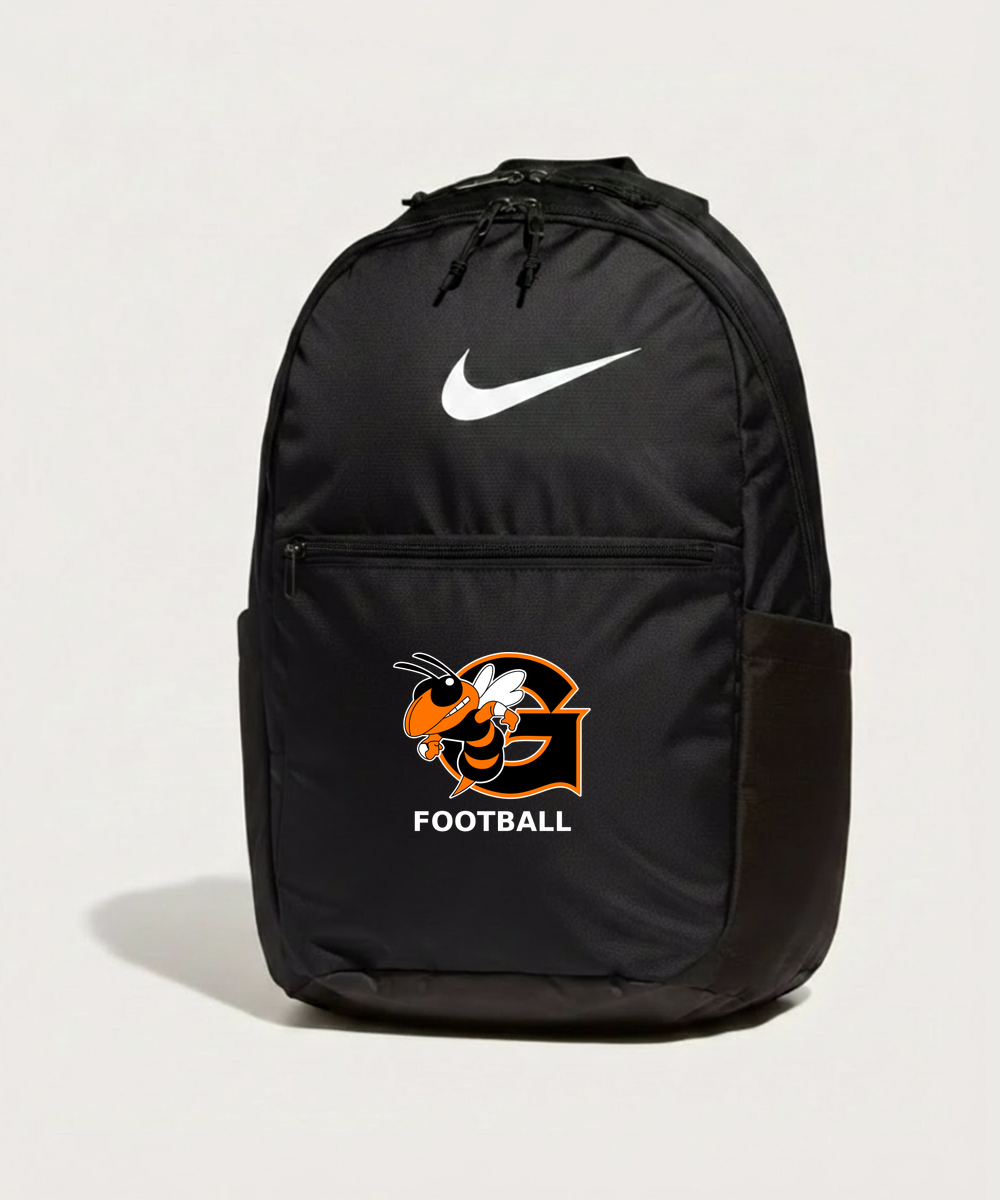 Giltner High School Football - Black Nike Brasilia Medium Backpack NKDH7709