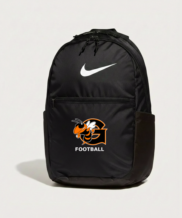 Giltner High School Football - Black Nike Brasilia Medium Backpack NKDH7709