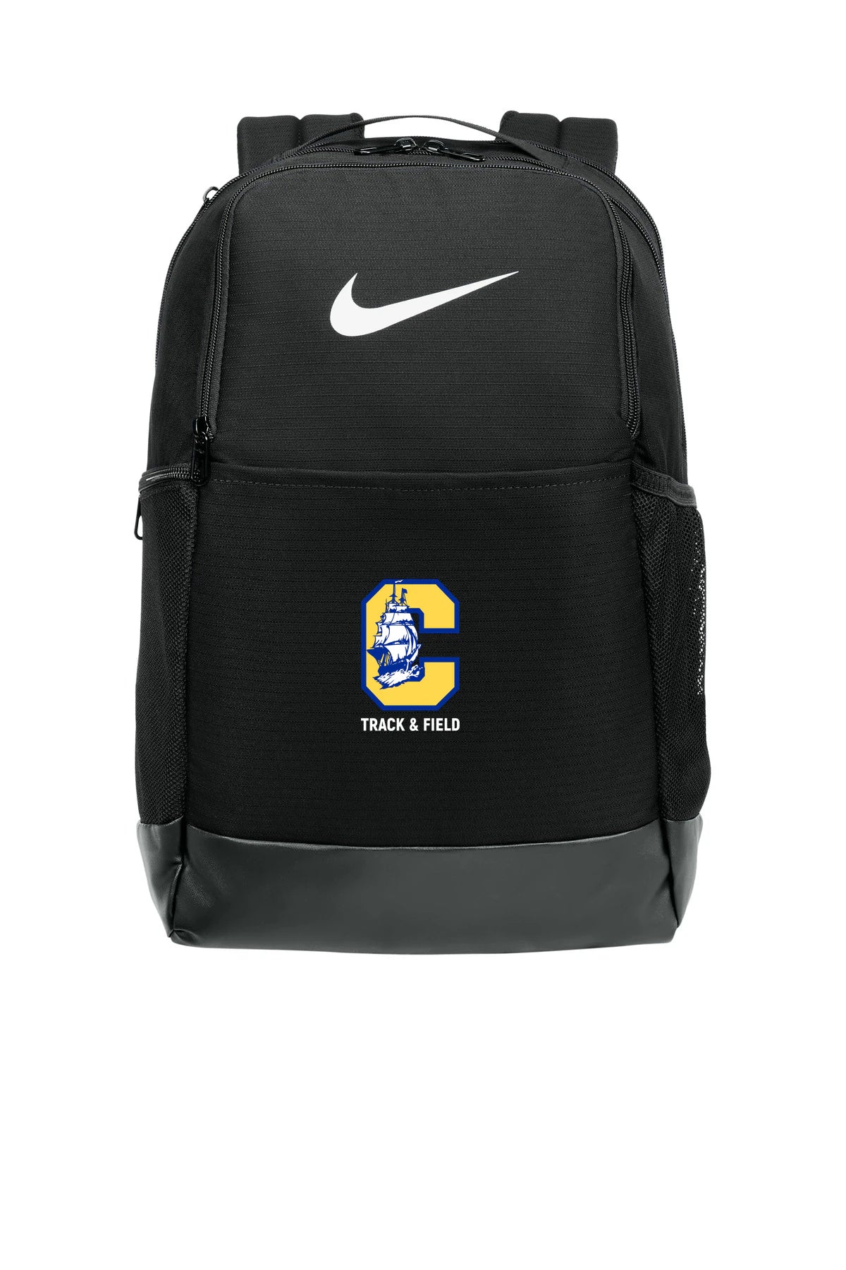 Clearview High School track_field - Black Nike Brasilia Medium Backpack NKDH7709