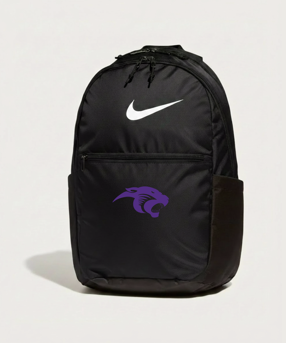 Glencoe Silver Lake High School Athletics - Black Nike Brasilia Medium Backpack NKDH7709