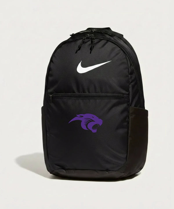Glencoe Silver Lake High School Athletics - Black Nike Brasilia Medium Backpack NKDH7709