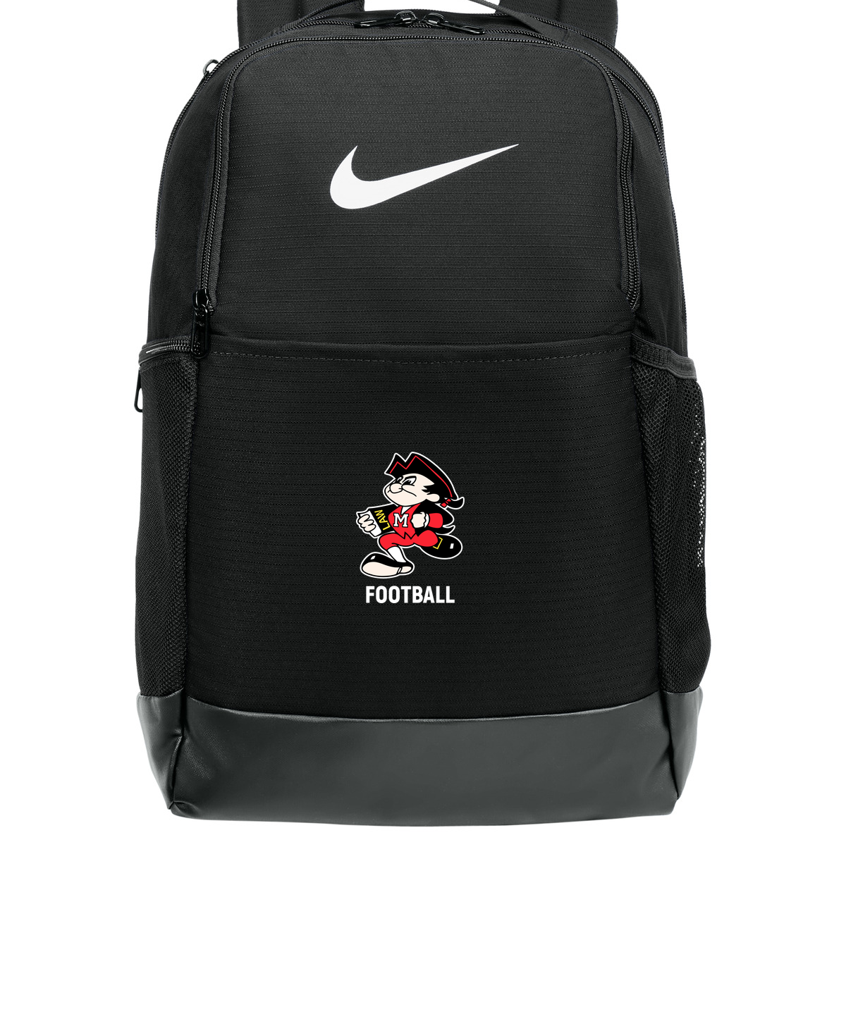 John Marshall High School football_boys - Black Nike Brasilia Medium Backpack NKDH7709