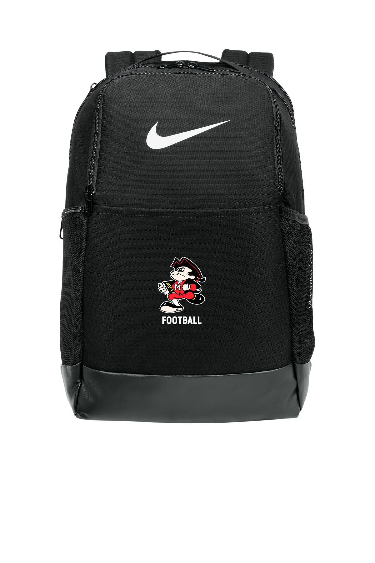 John Marshall High School football_boys - Black Nike Brasilia Medium Backpack NKDH7709