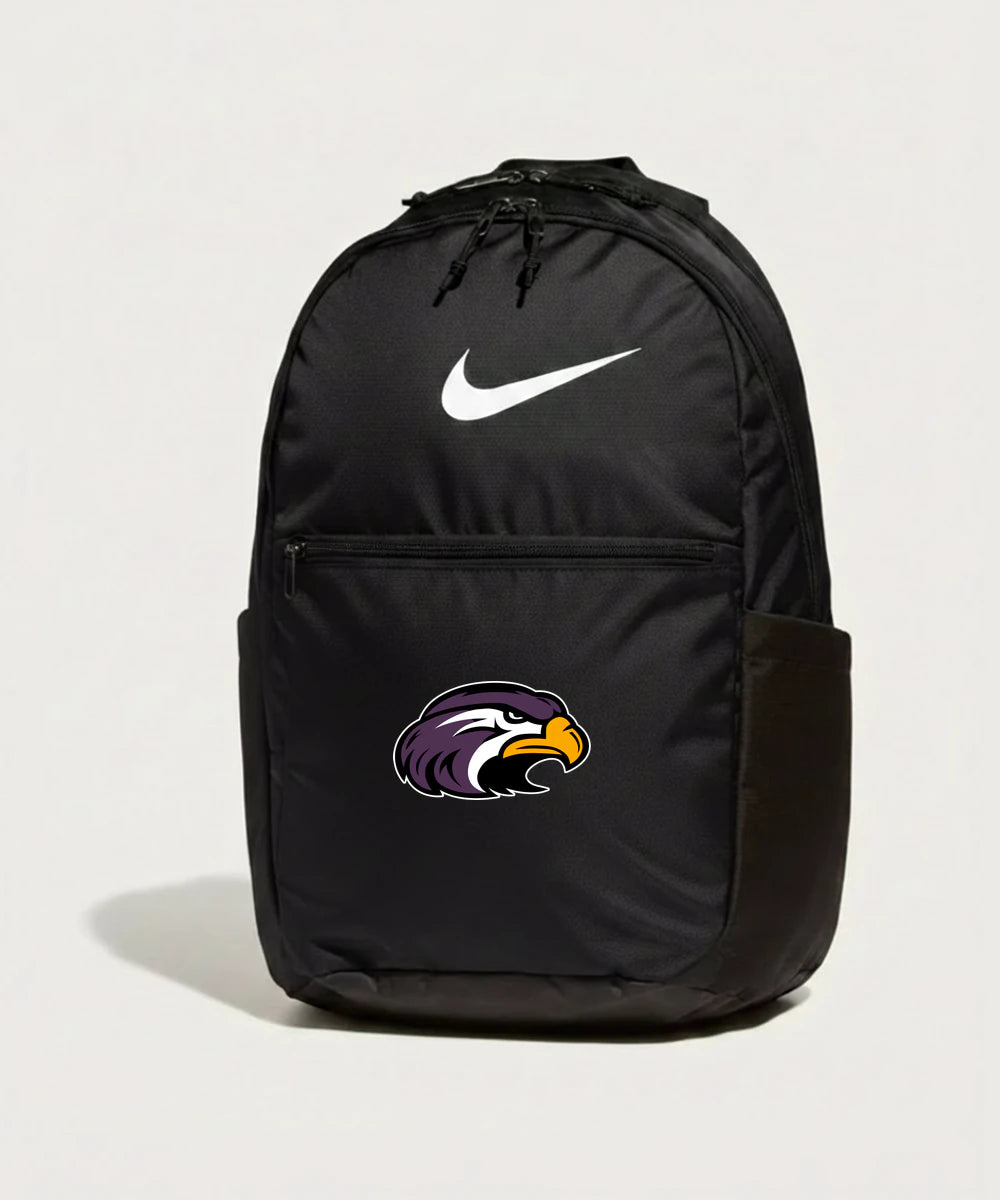 Montevideo High School Football (Boys) - Black Nike Brasilia Medium Backpack NKDH7709