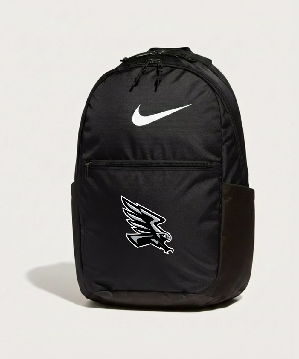 Red Rock Central High School Football (Boys) - Black Nike Brasilia Medium Backpack NKDH7709