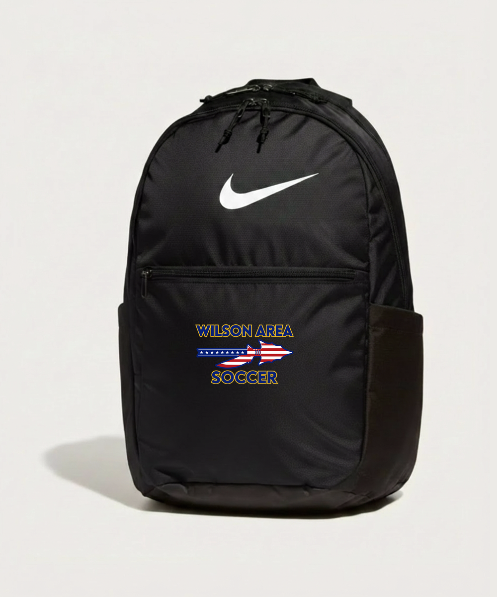 Wilson Area School Soccer Soccer - Black Nike Brasilia Medium Backpack NKDH7709