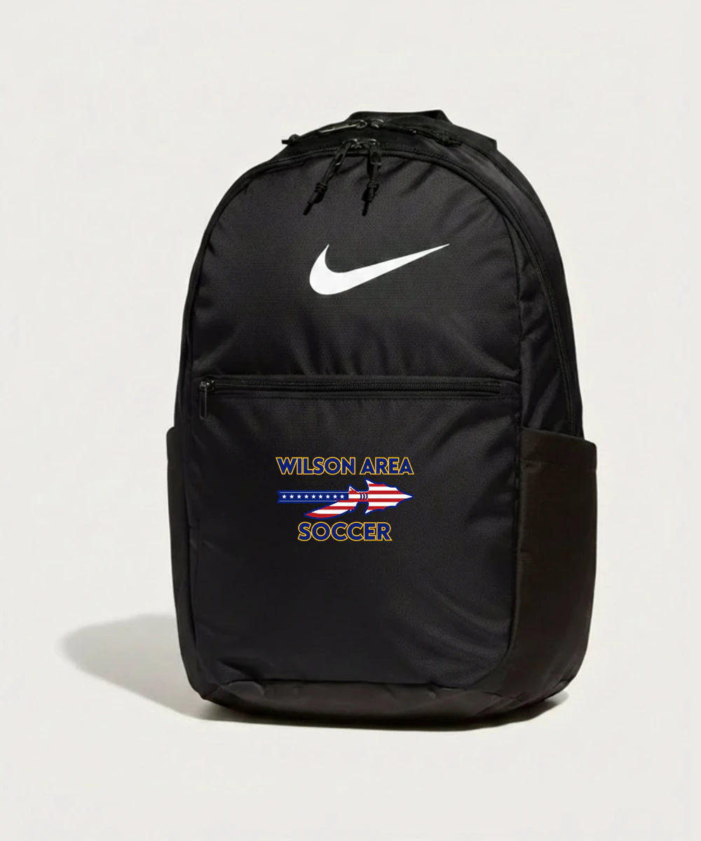 Wilson Area School Soccer Soccer - Black Nike Brasilia Medium Backpack NKDH7709