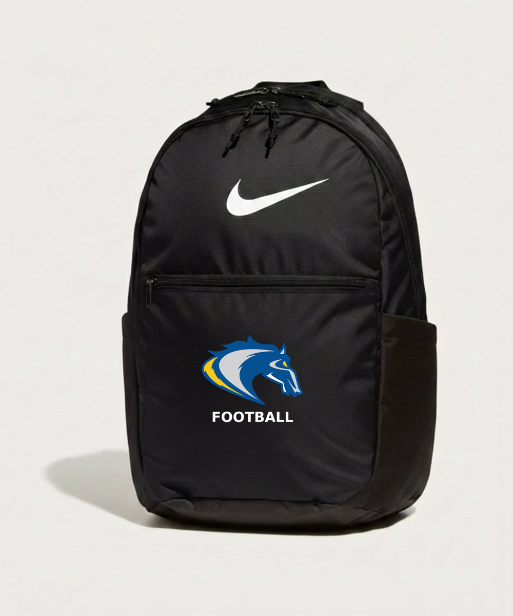 Riverside High School Football general - Black Nike Brasilia Medium Backpack NKDH7709