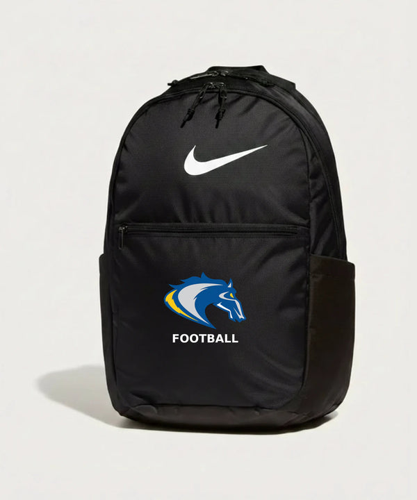 Riverside High School Football general - Black Nike Brasilia Medium Backpack NKDH7709
