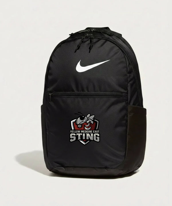 Yellow Medicine East High School Athletics - Black Nike Brasilia Medium Backpack NKDH7709